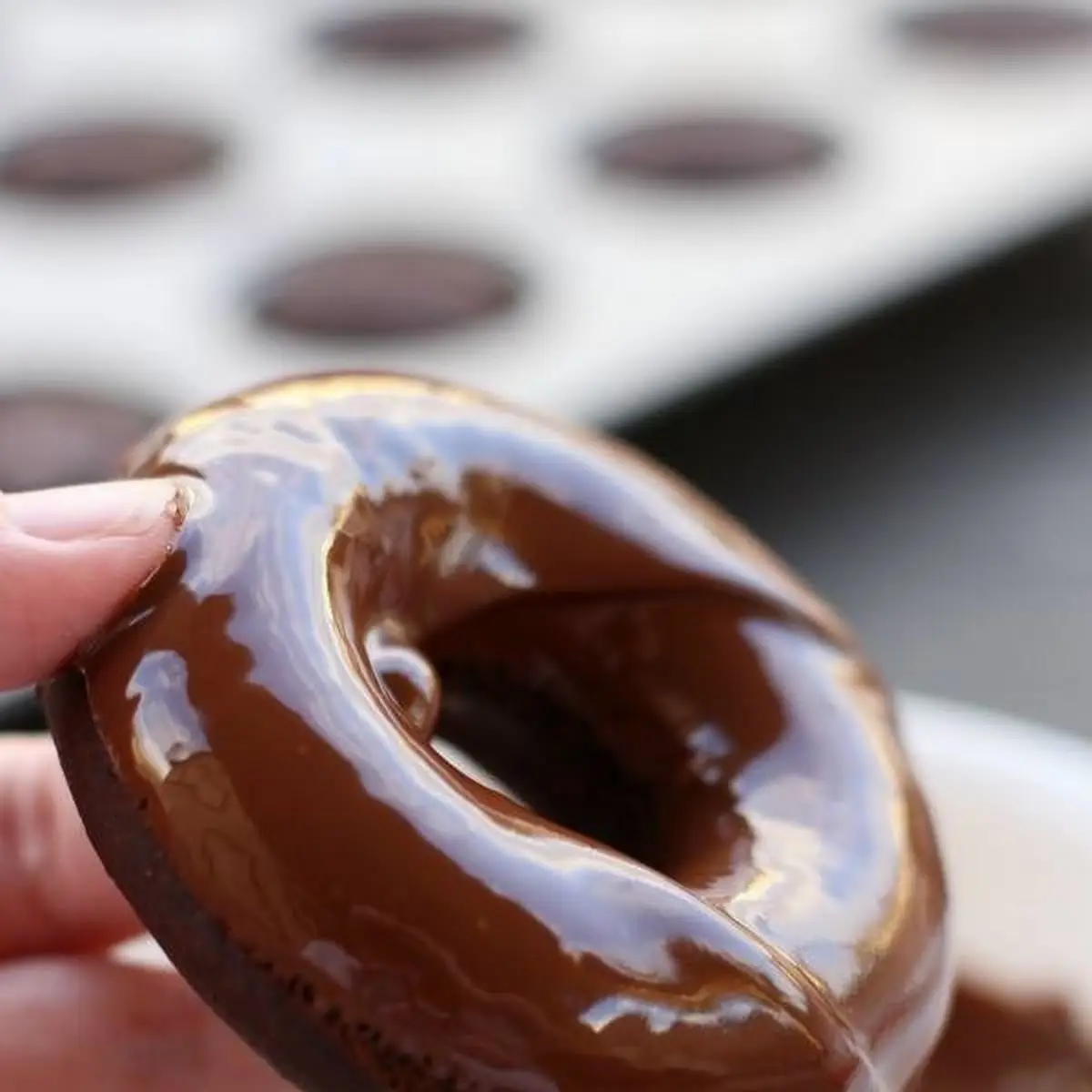 Chocolate Ice Donut