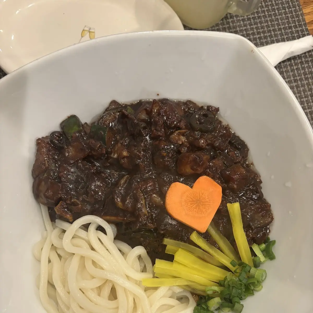 Black Bean Udon Noodle
