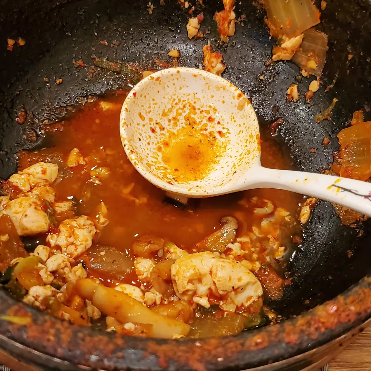Spicy Seafood Dolsot Bibim-Bop
