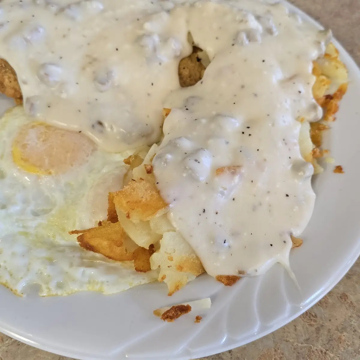 Chicken Fried Steak and Eggs