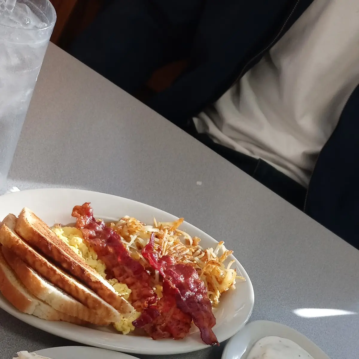 Breakfast Burrito Biscuit and Gravy Lumberjack Meal