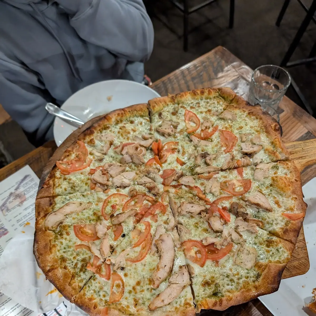 Chicken Pesto Pizza