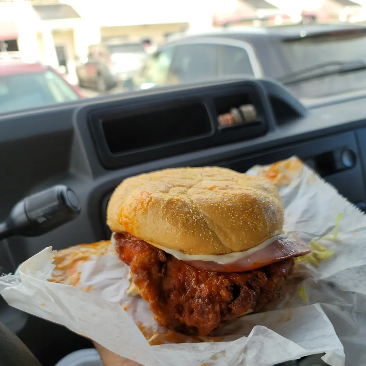 Buffalo Chicken Cham Sandwich
