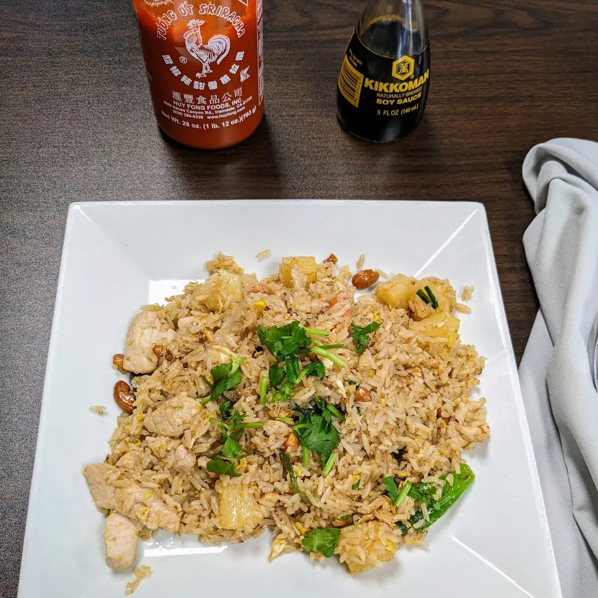 Pineapple Fried Rice with Pork