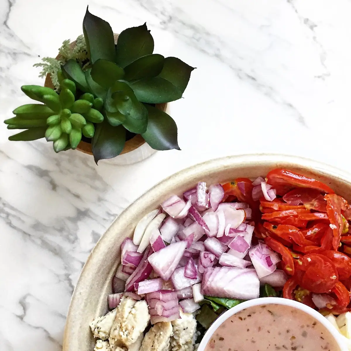 Hummus and Beet Bowl