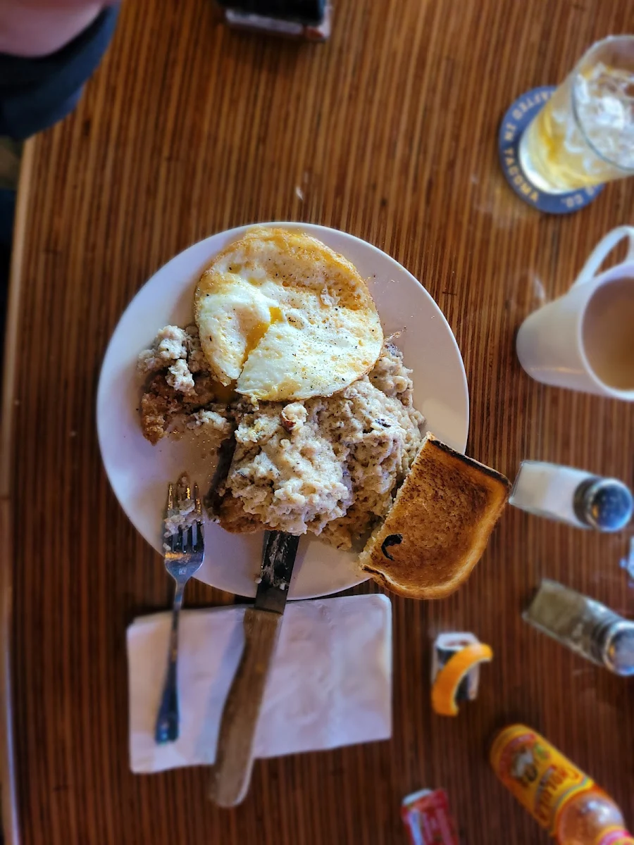 Chicken Fried Steak and Eggs