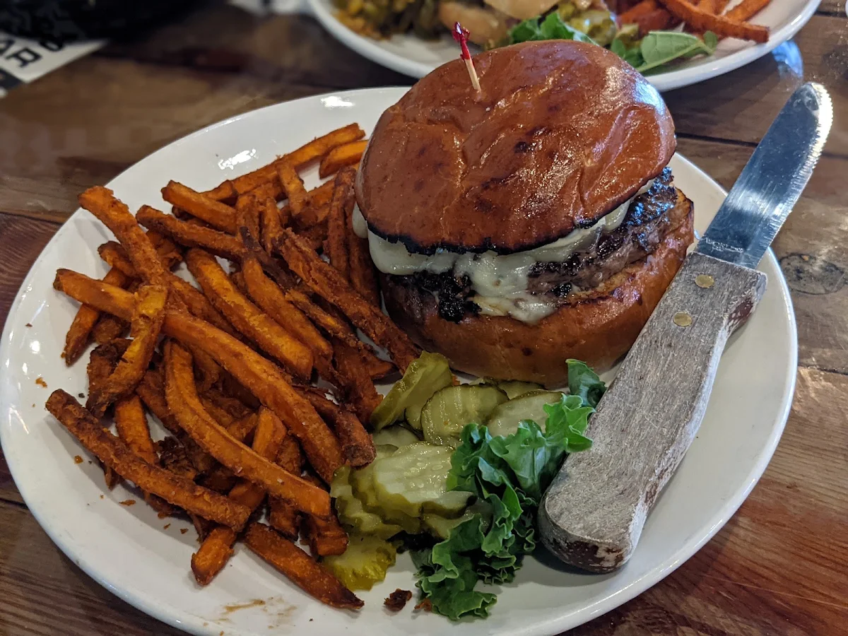 Mushroom Swiss Burger