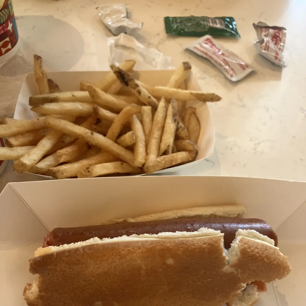 Chili Dog with Fries