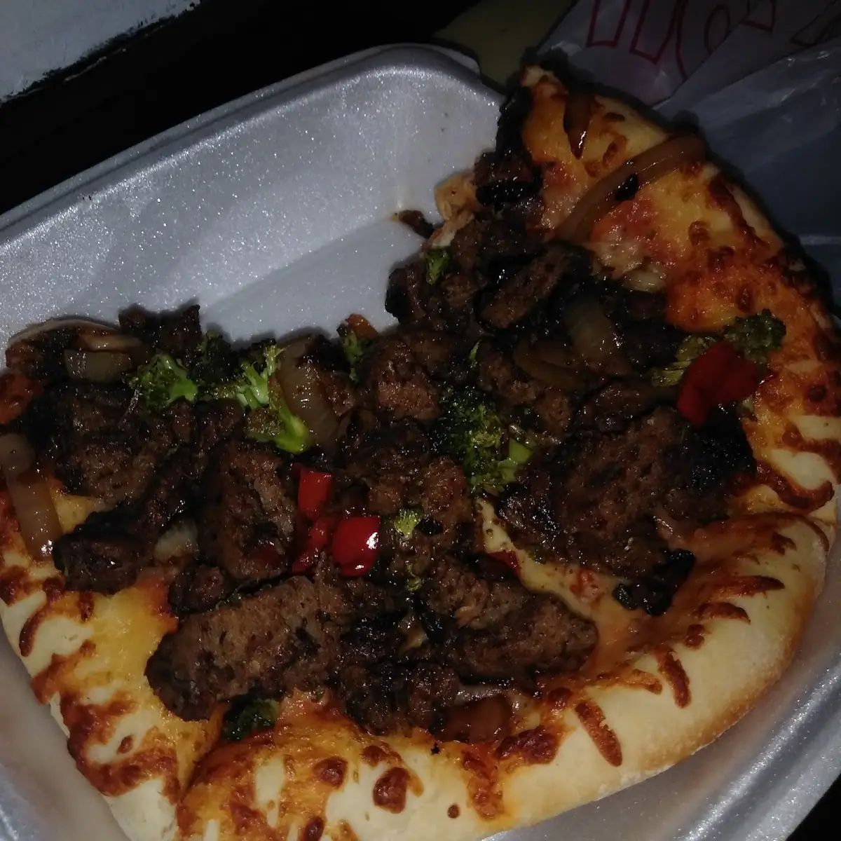Garlic Parmesan Lamb Pizza