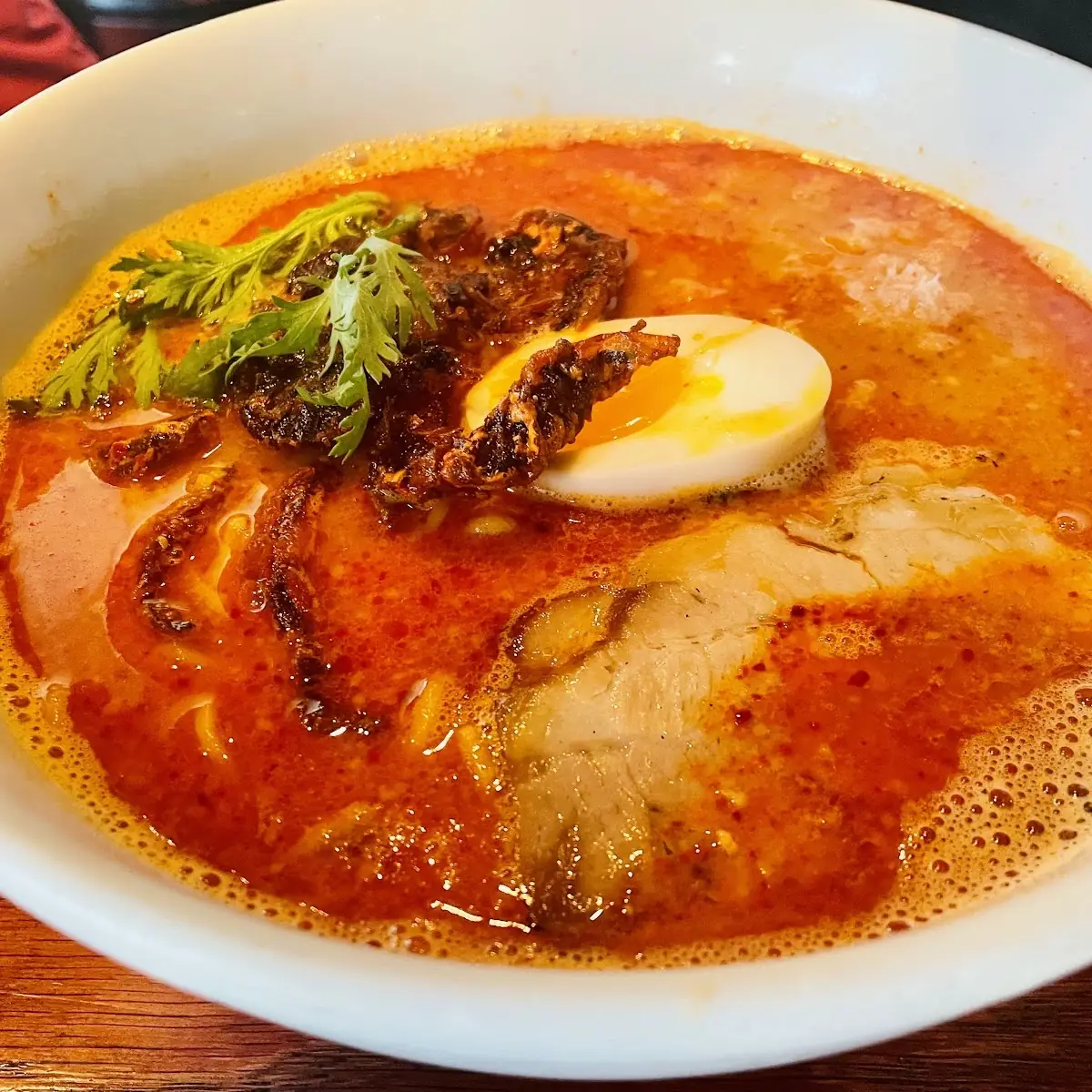 Crab Spicy Miso Ramen