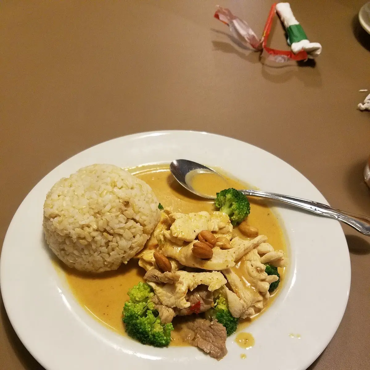 Brown Rice Served