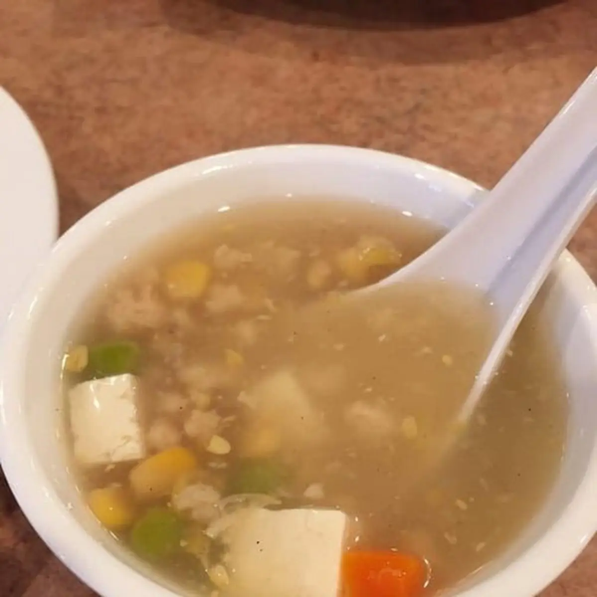 Corn Tofu Soup