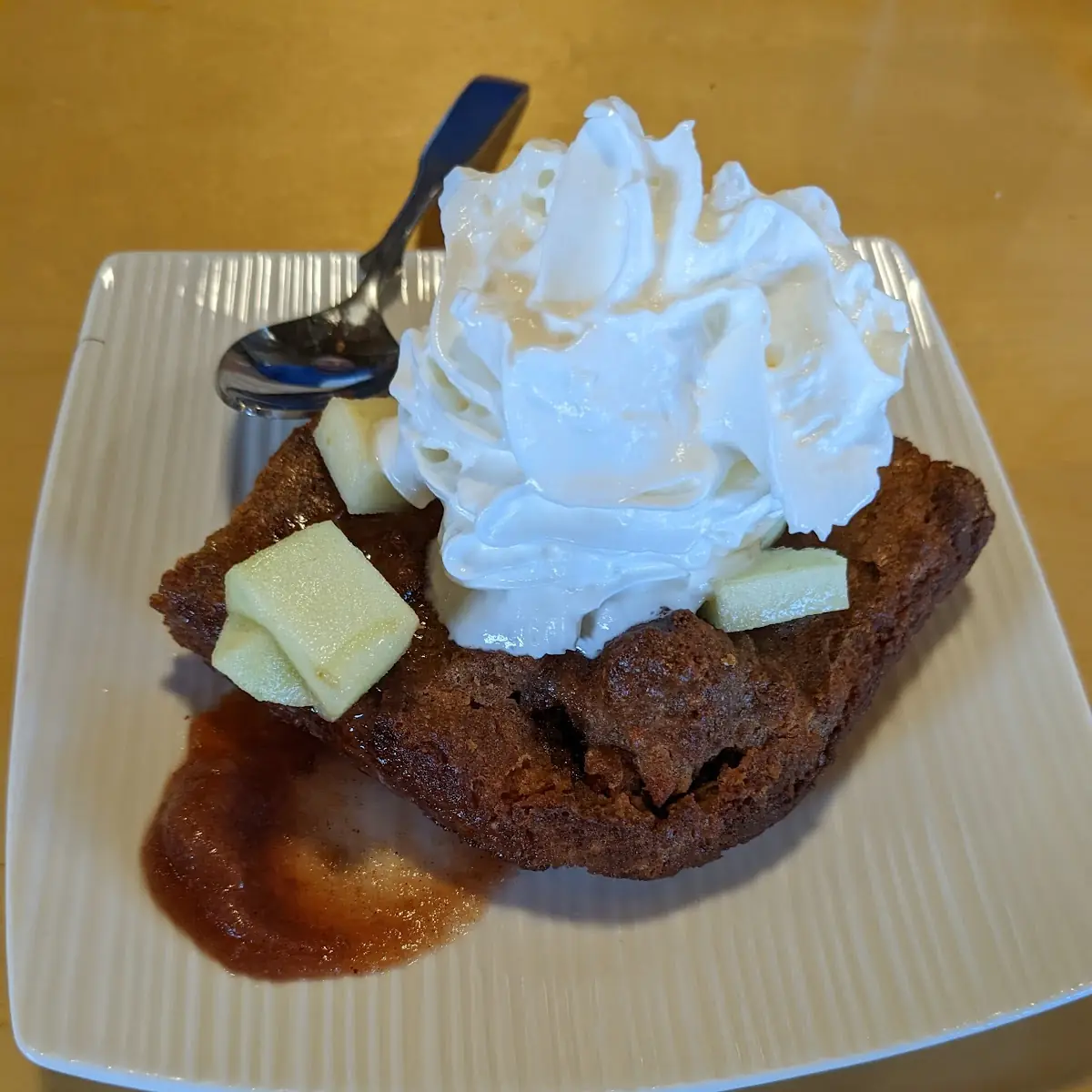 Apple Cider Donut Bread Pudding