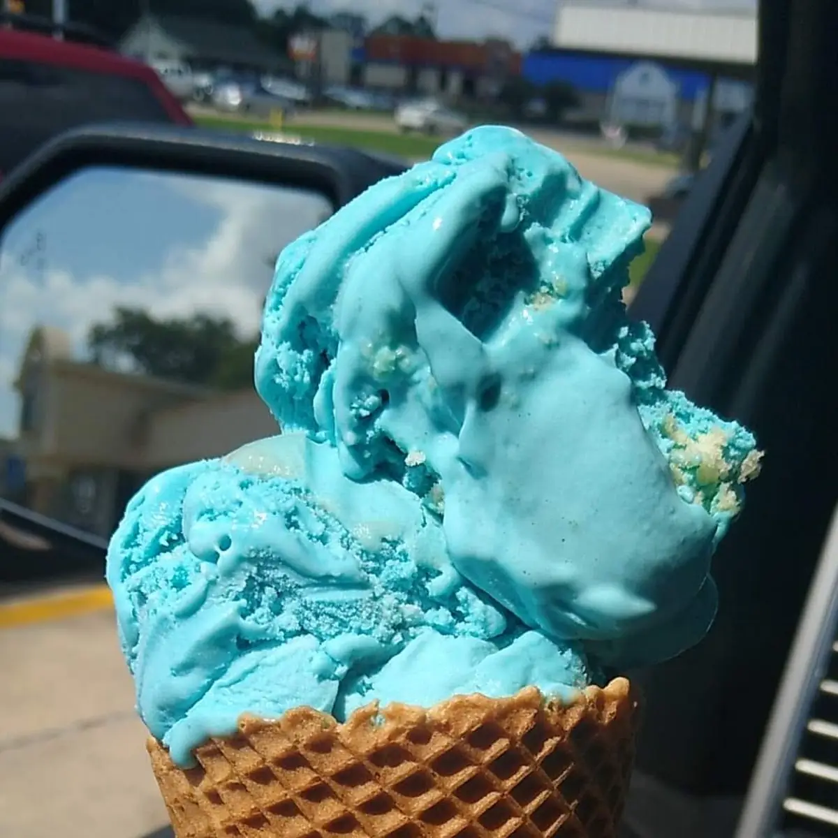 2 Scoop Birthday Cake Ice Cream Cone