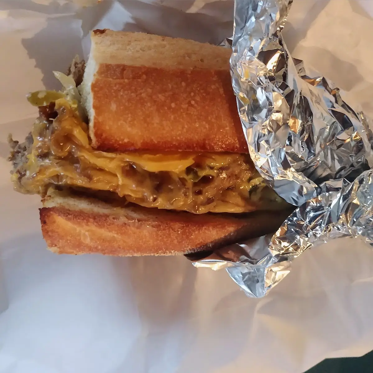 Philly Cheese w Mushrooms