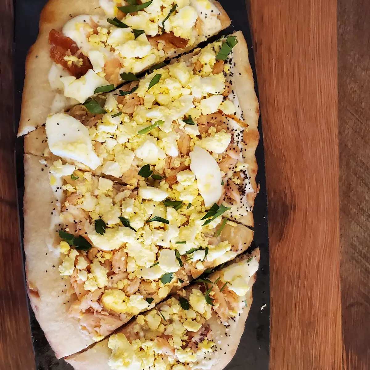 Chicken Pesto Burrata Flatbread