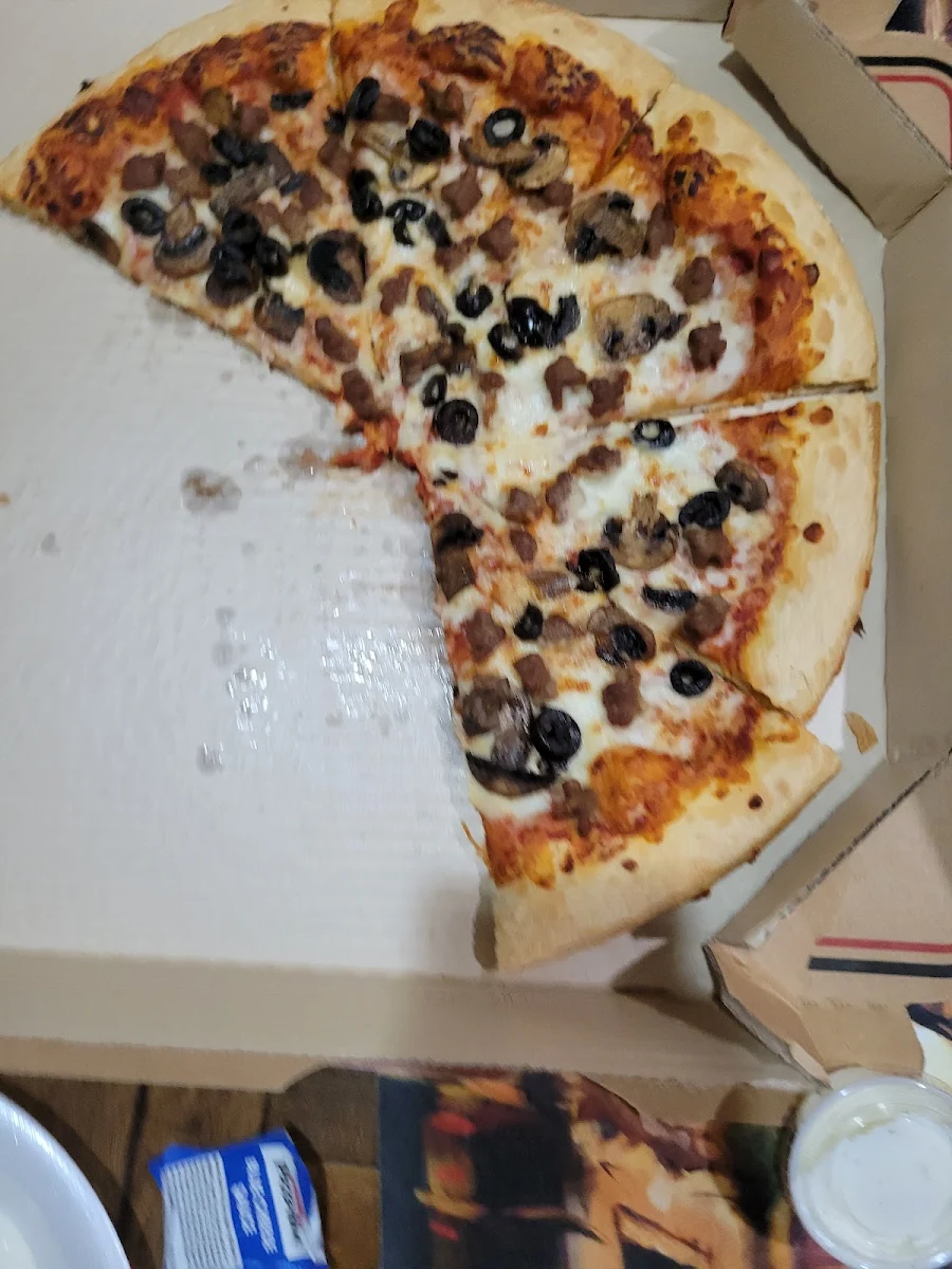 Beef Mushroom Pizza