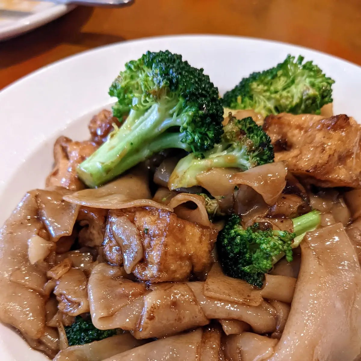 Pad Kee Mao with Tofu and Veggies