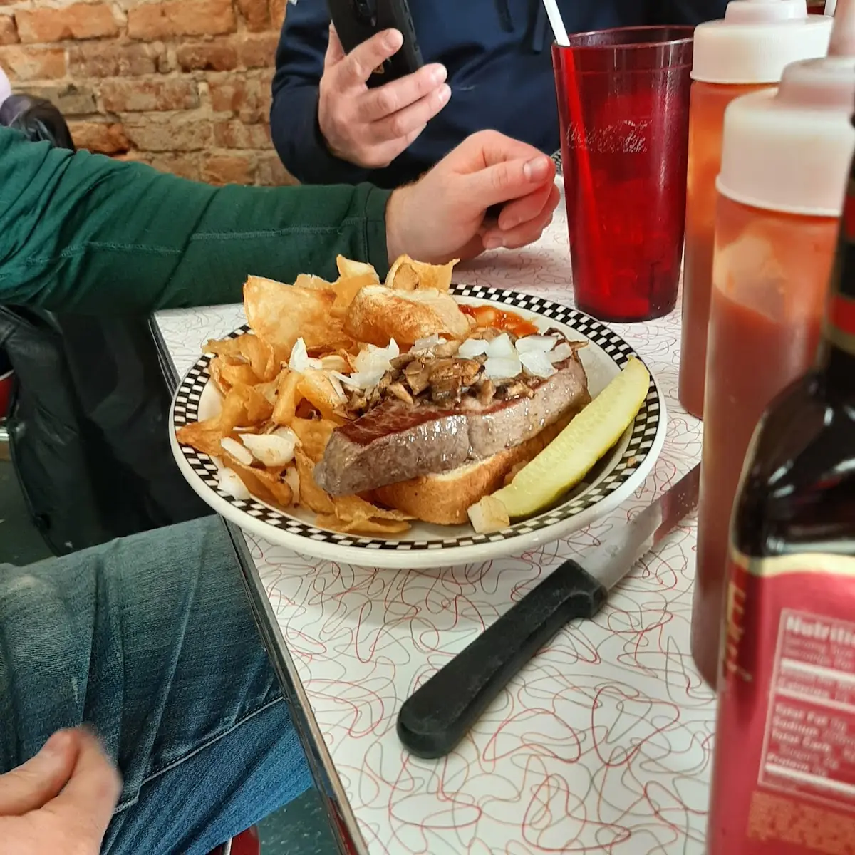 Open Face Steak Sandwich