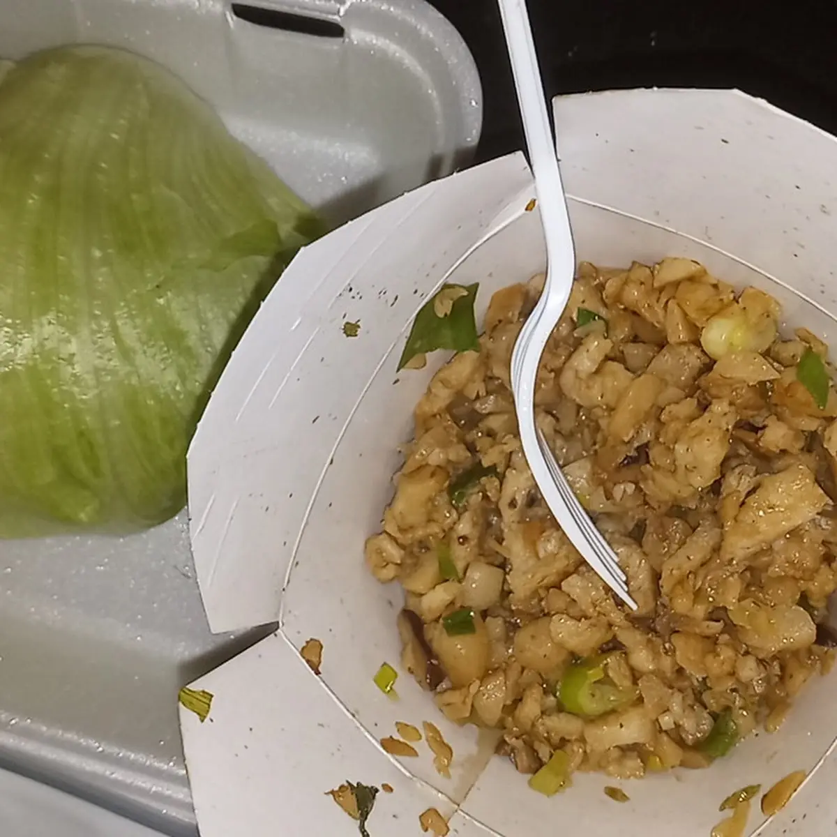 Chicken Lettuce Wrap