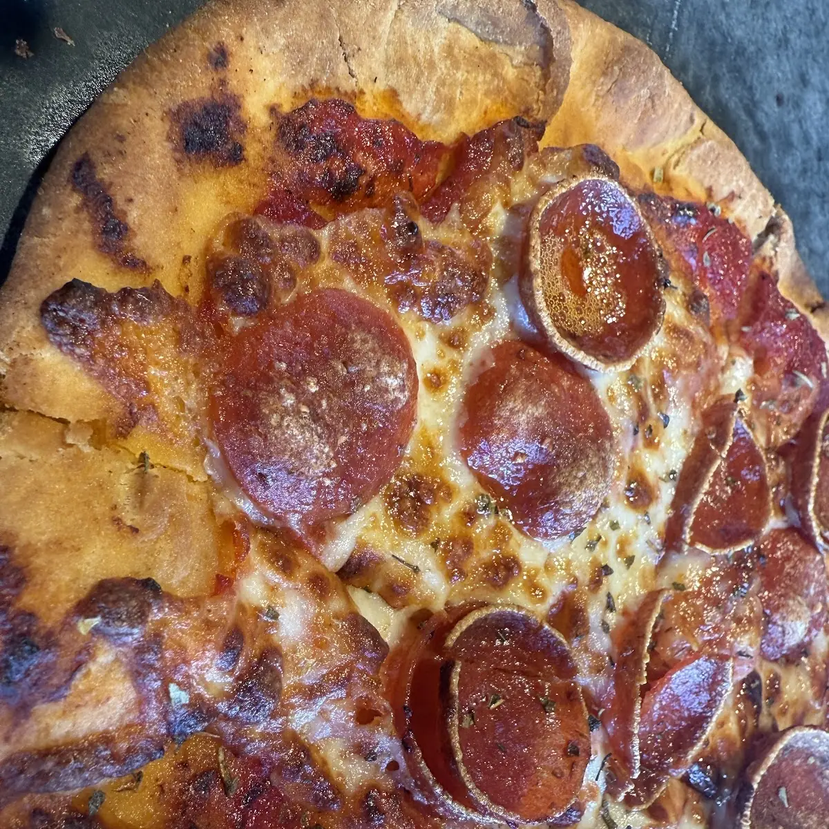 Flat Bread Pepperoni Pizza