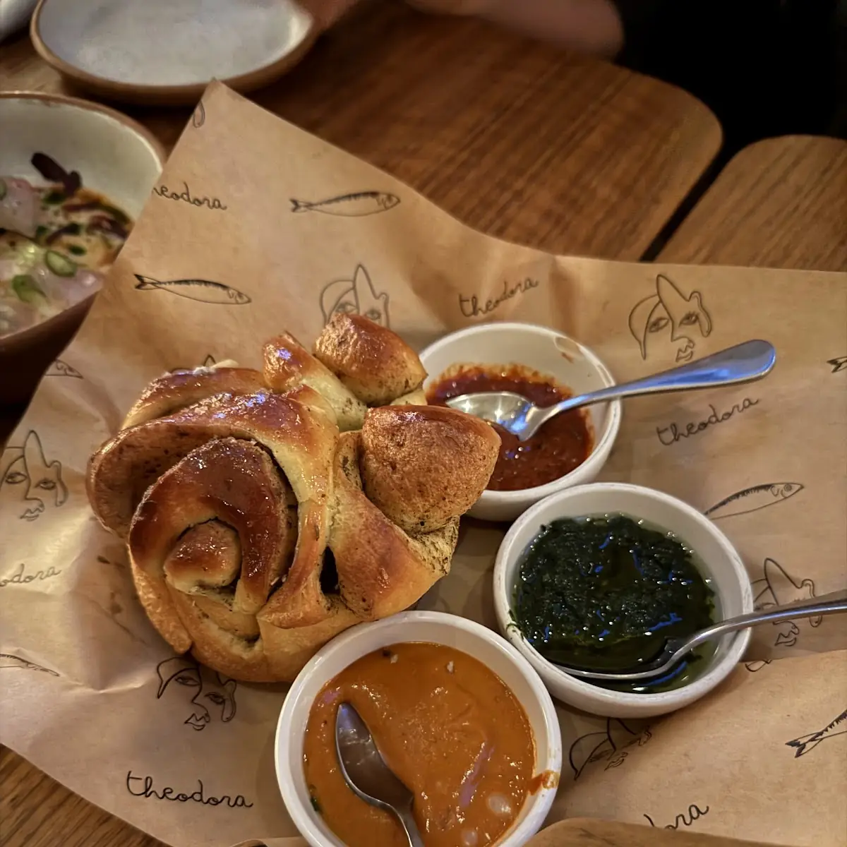 Savory Bread with Dipping Sauces