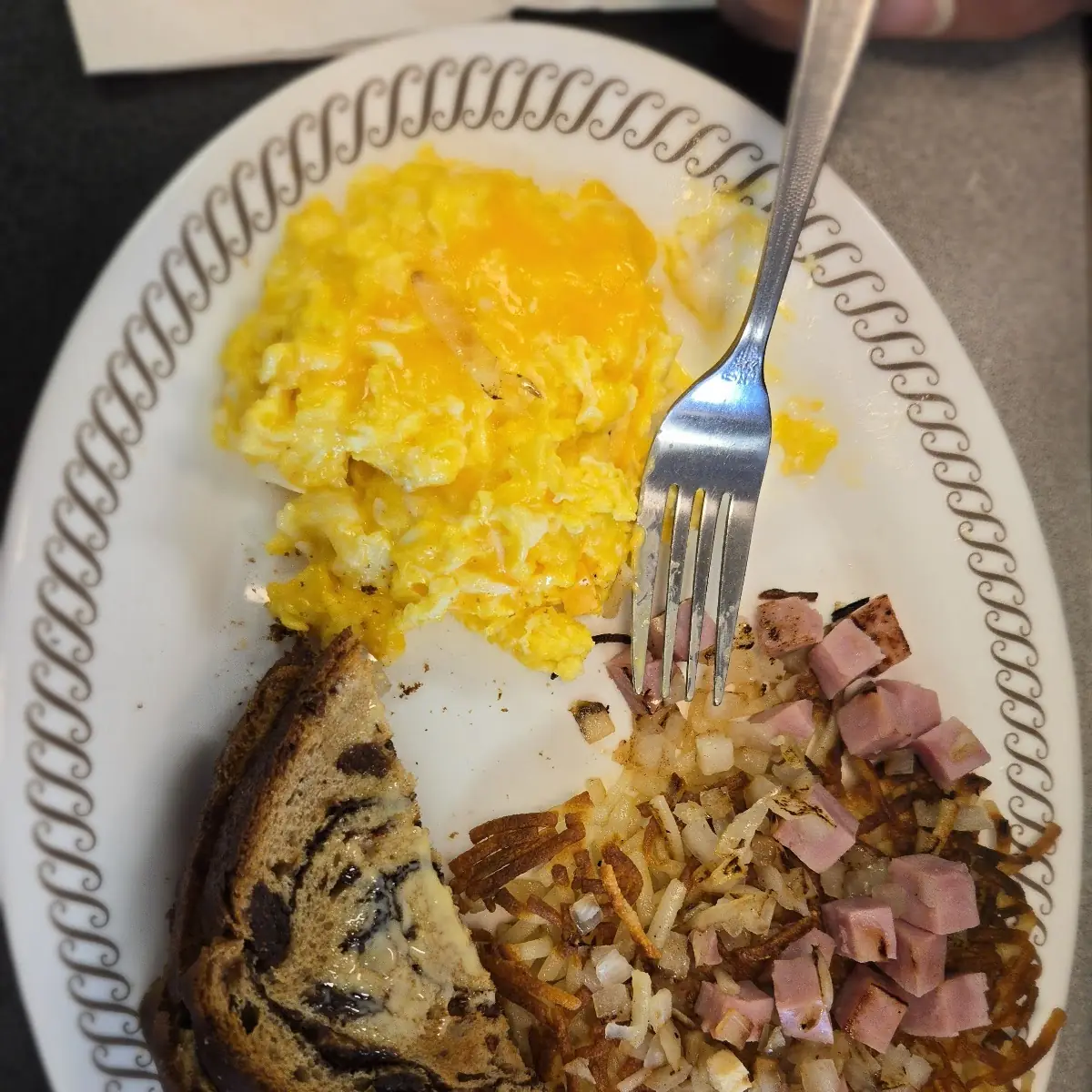 Scrambled Eggs Hashbrowns
