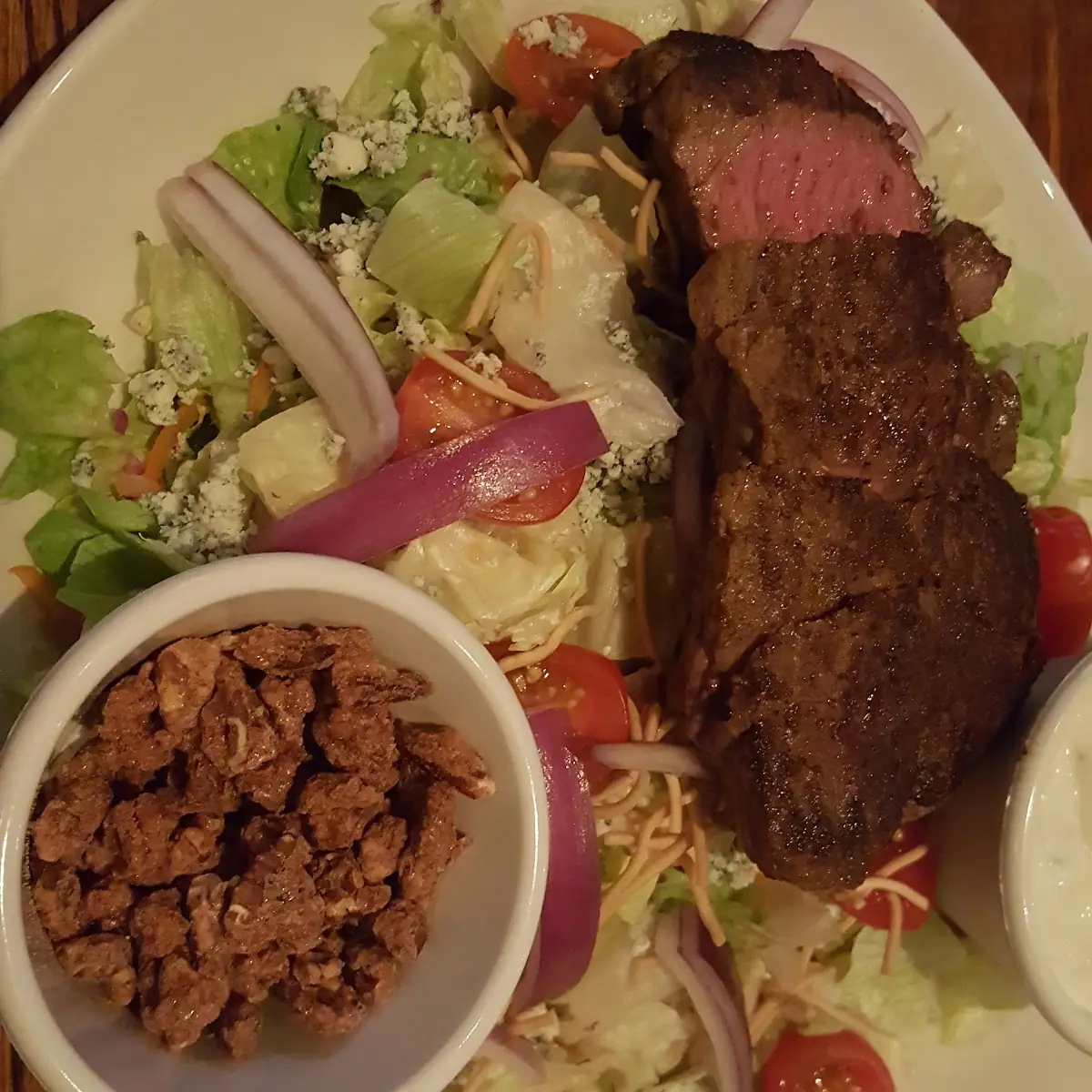 Steak Salad with Blue Cheese Crumble