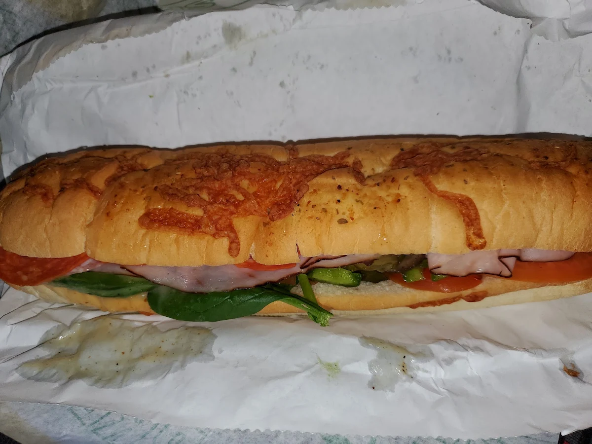 Italian BMT on Herb and Cheese Bread