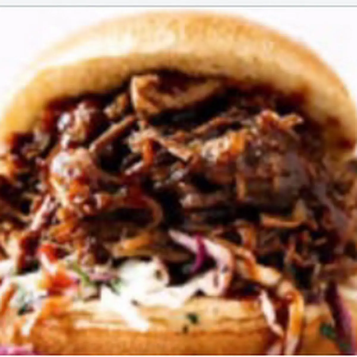 Chopped BBQ Rib Sandwich
