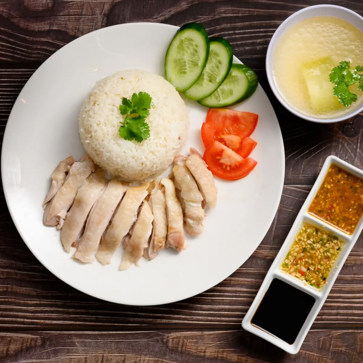 Hainanese Chicken Rice