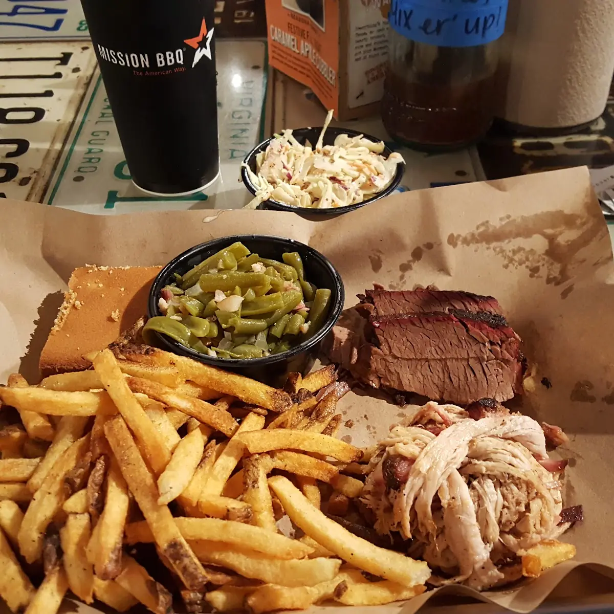 Lean Brisket and Pulled Pork