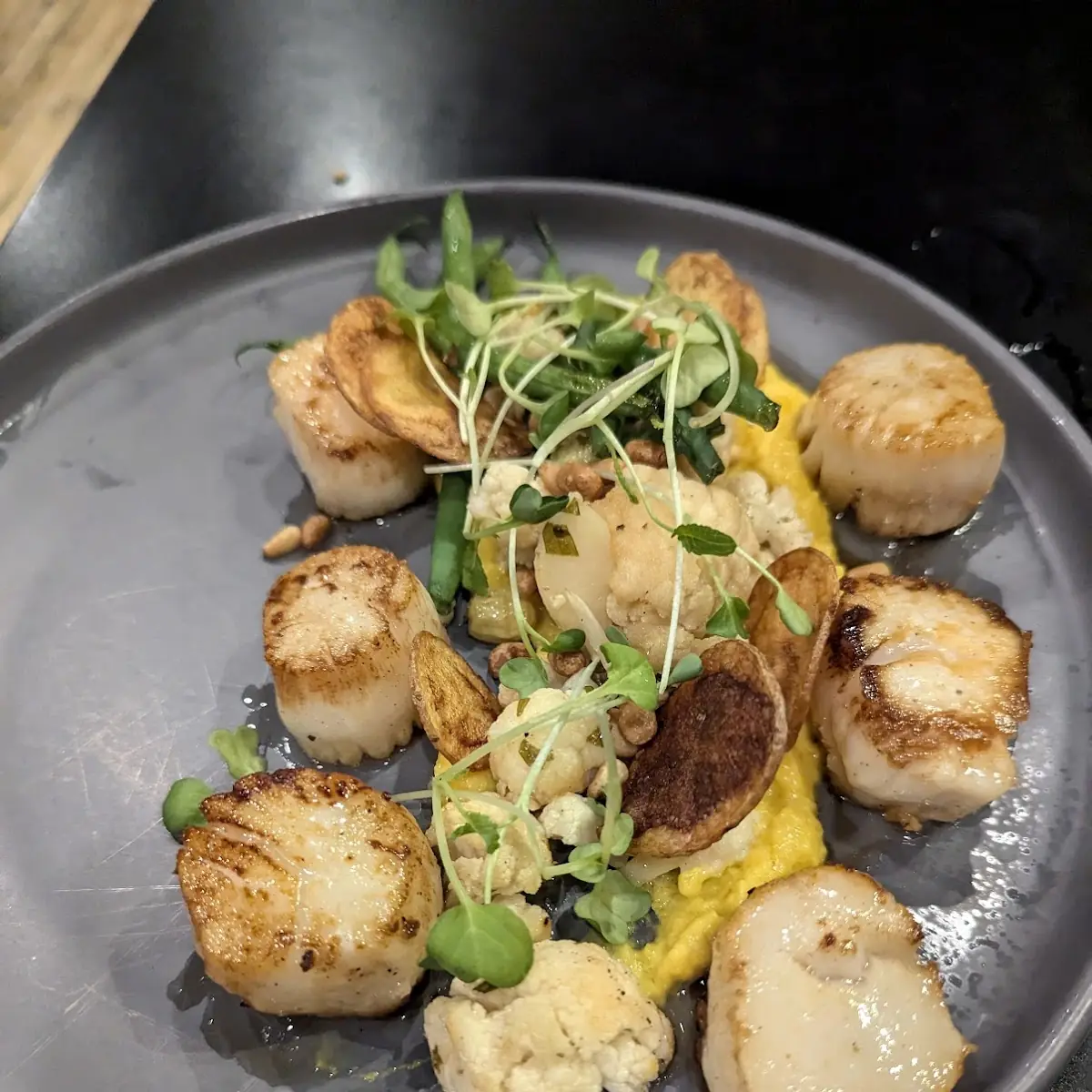 Pan Seared Scallops
