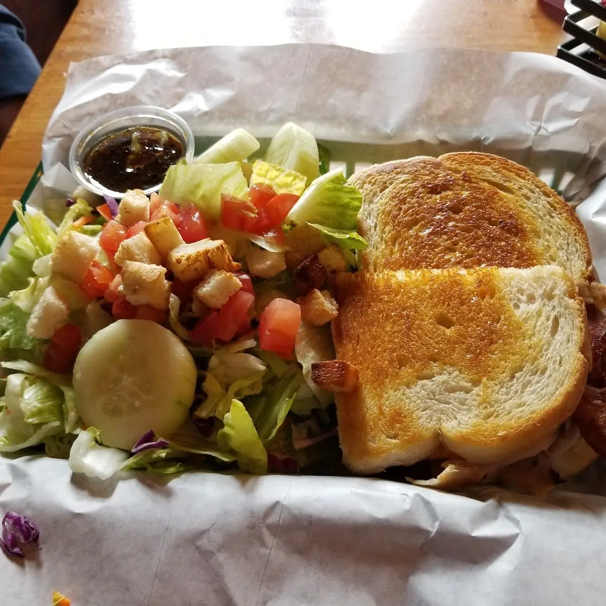 Mott Melt with Side Salad