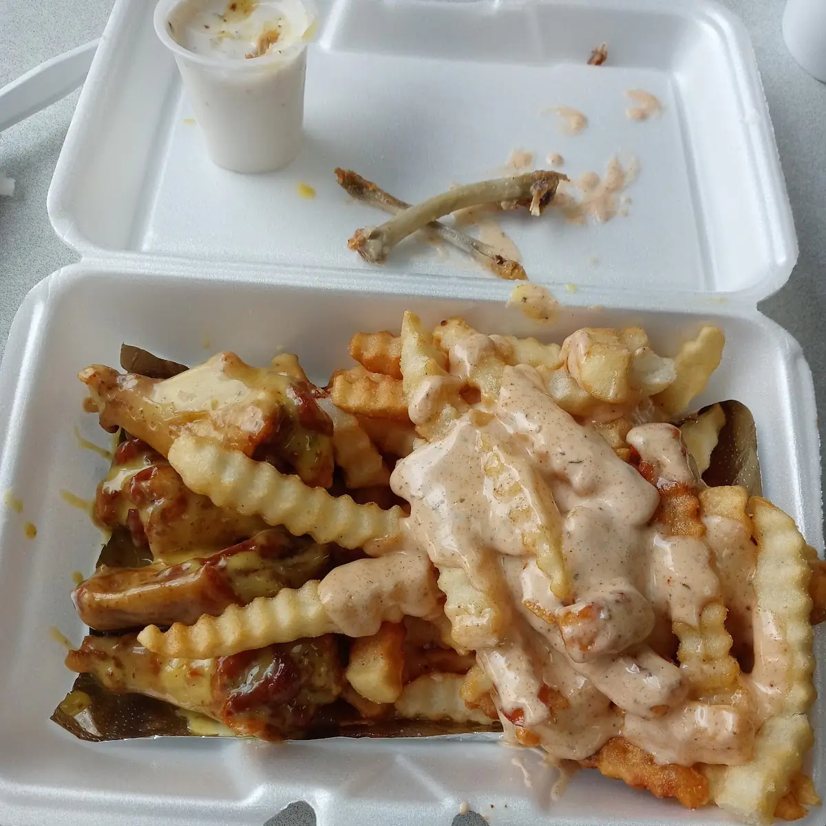 10pcs Honey Mustard Cajun Ranch Fries