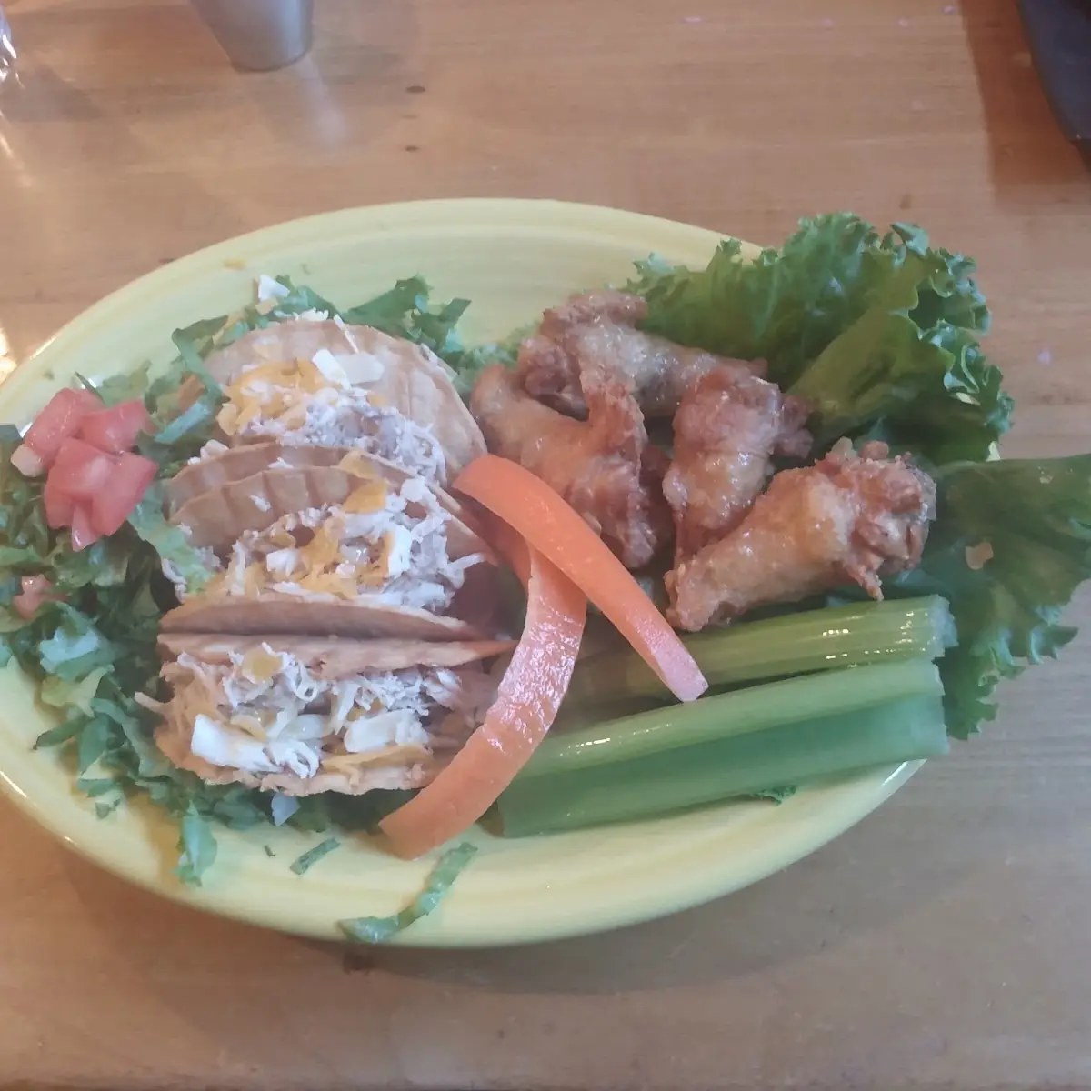Mini Chicken Tacos & Wings