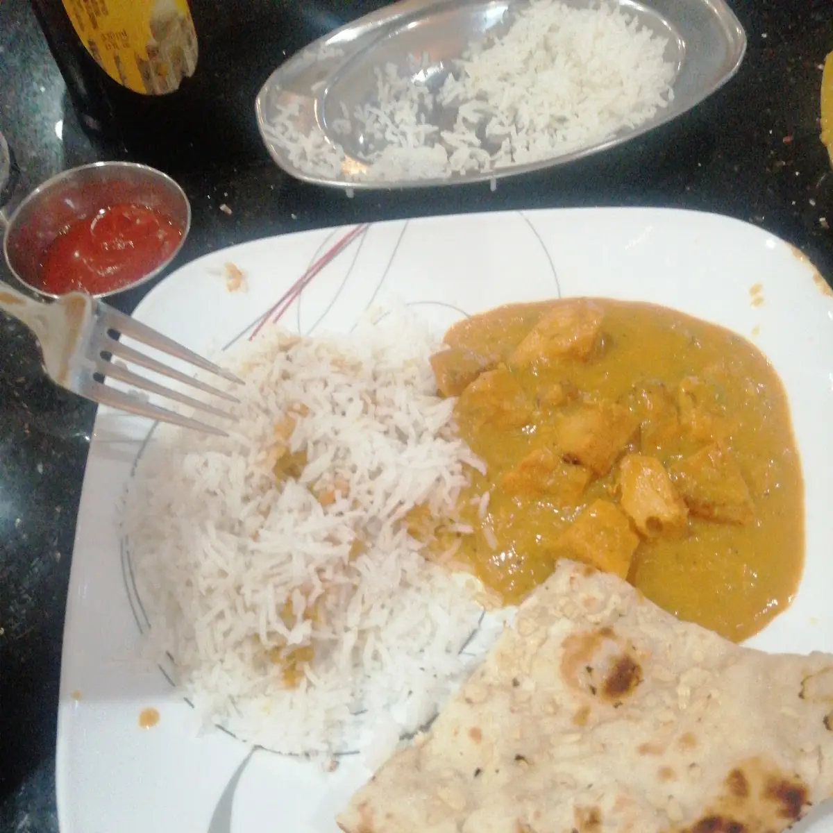 Curry Bowl Fried Chicken