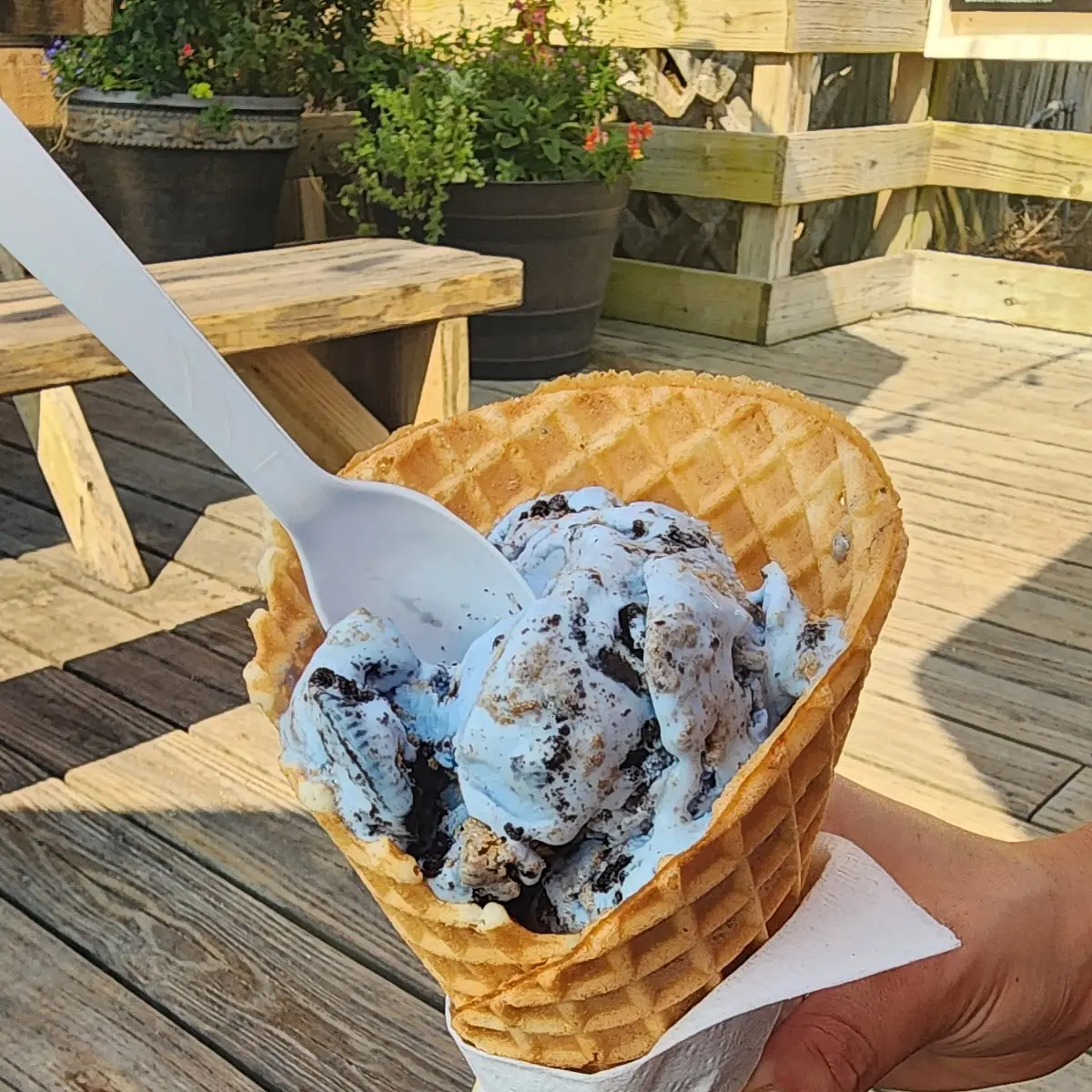 Handmade Waffle Cone