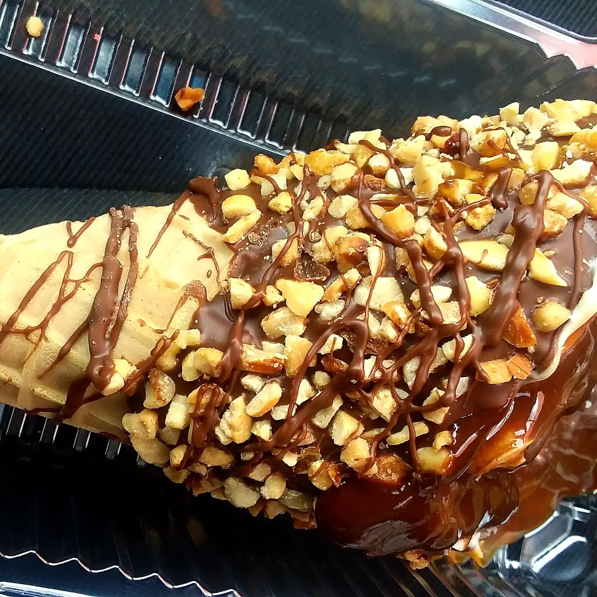 Cheesecake Filled Waffle Cone