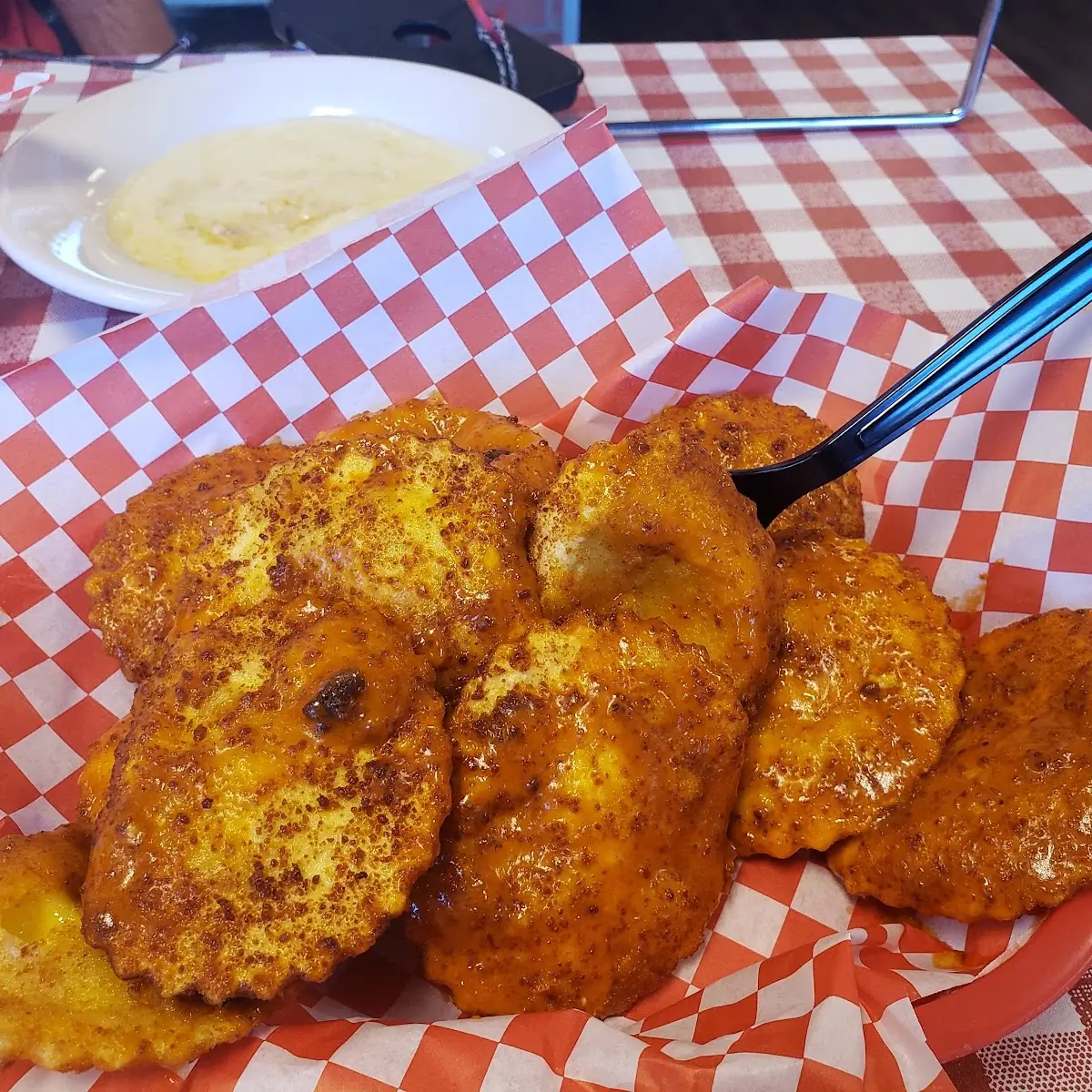 Deep Fried Buffalo Ravioli