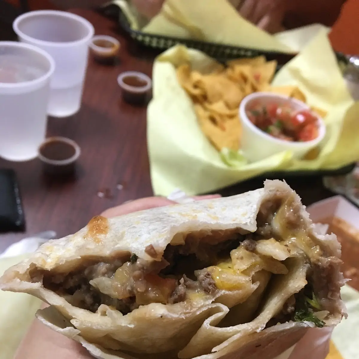 Ground Beef Burrito