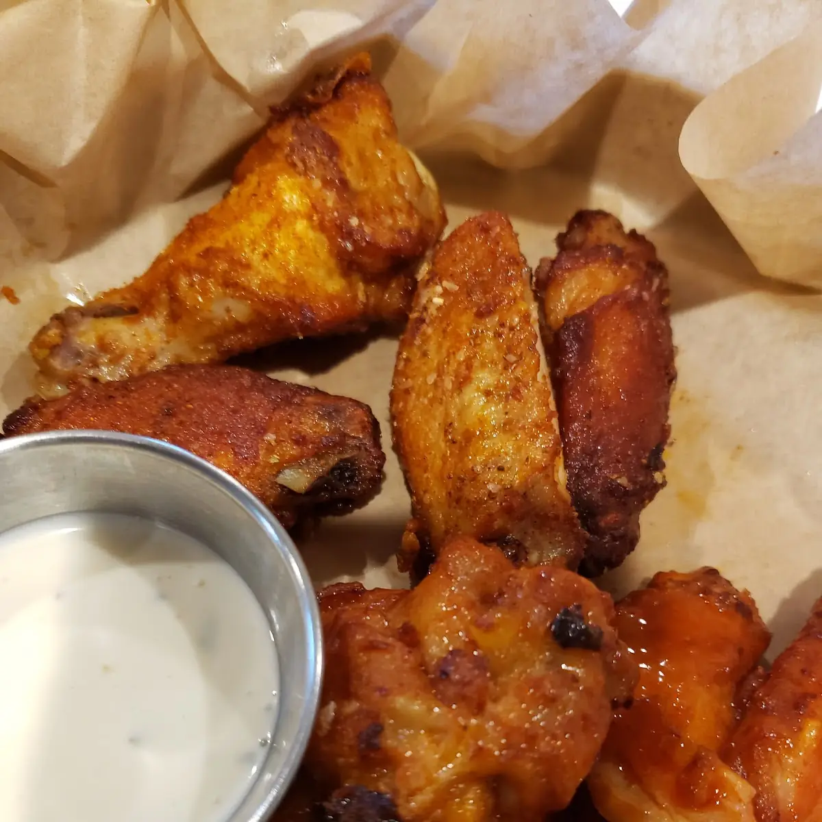 Three Different Flavor Chicken Wings