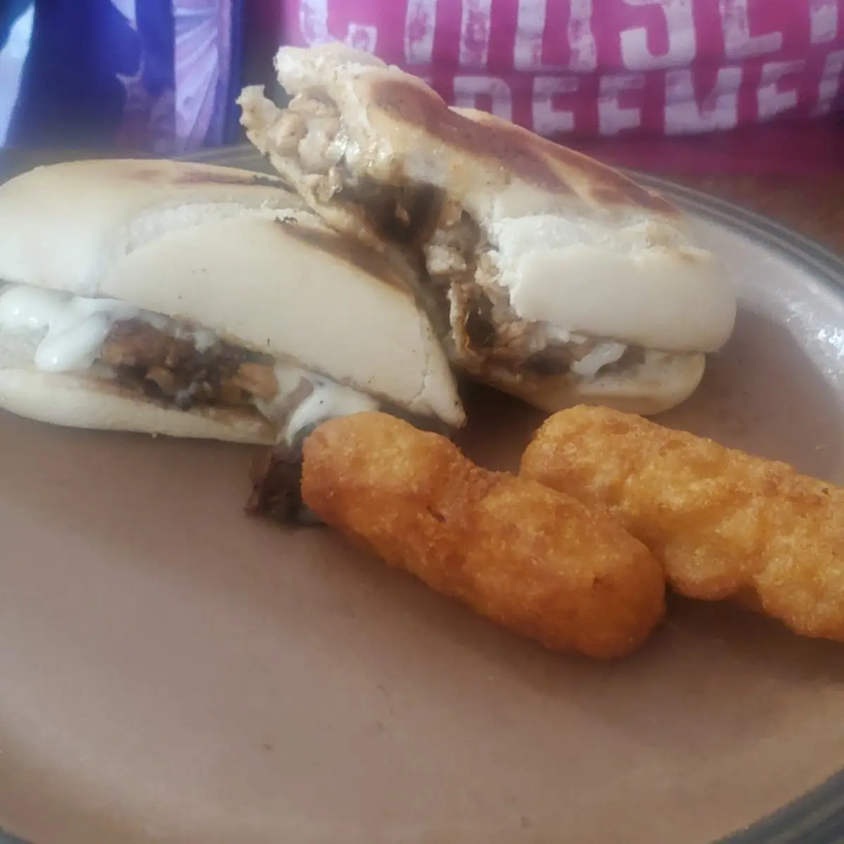 Philly Cheese Steak and Mozzarella Sticks