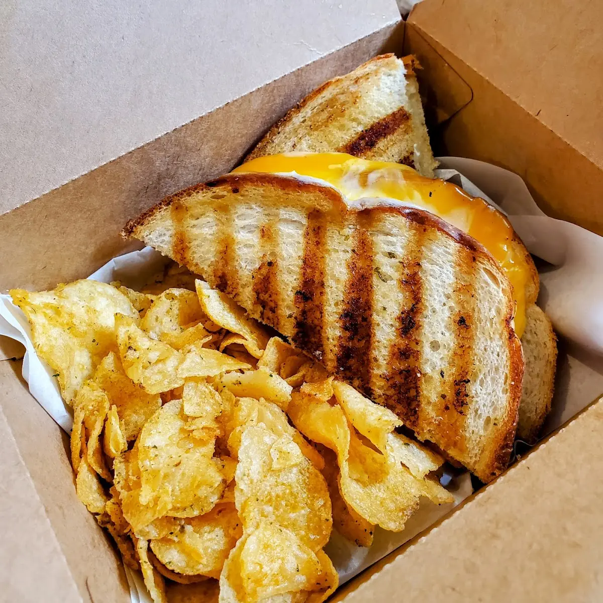 Garlic Grilled Cheese