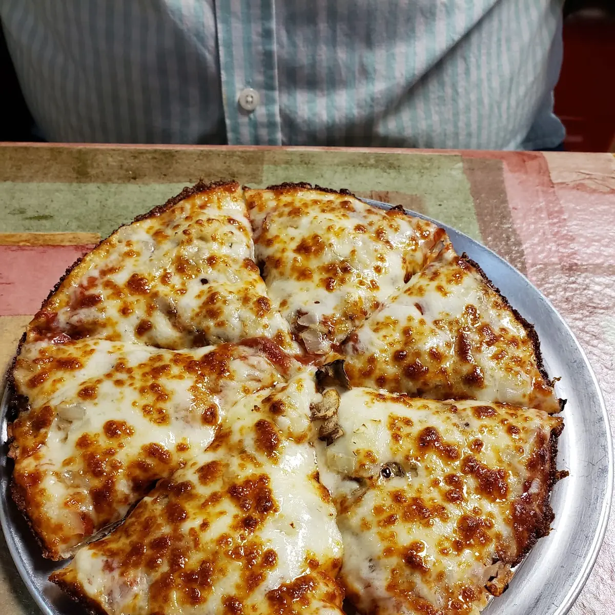 Extra Ceese and Mushroom Pizza