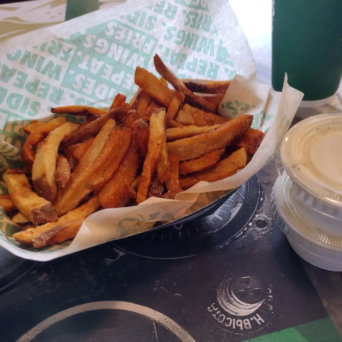 Hand-Cut Fries and Ranch Dressing