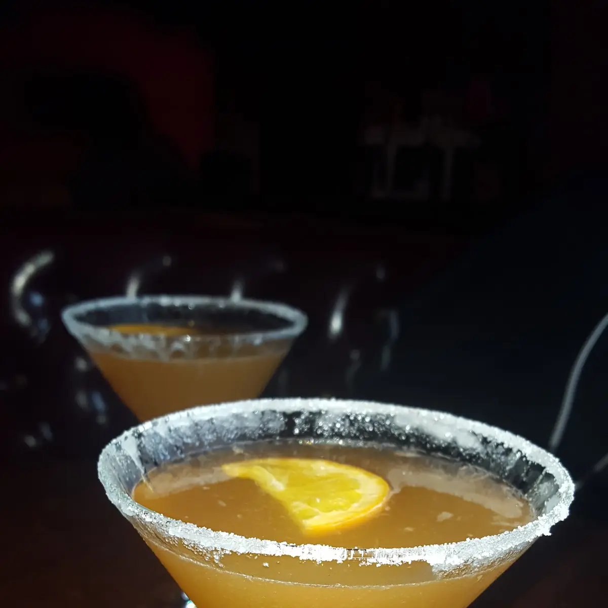 Peach Cobbler Martini Bianco
