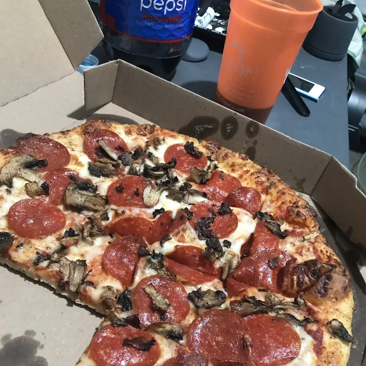 Pepperoni Mushroom Pizza
