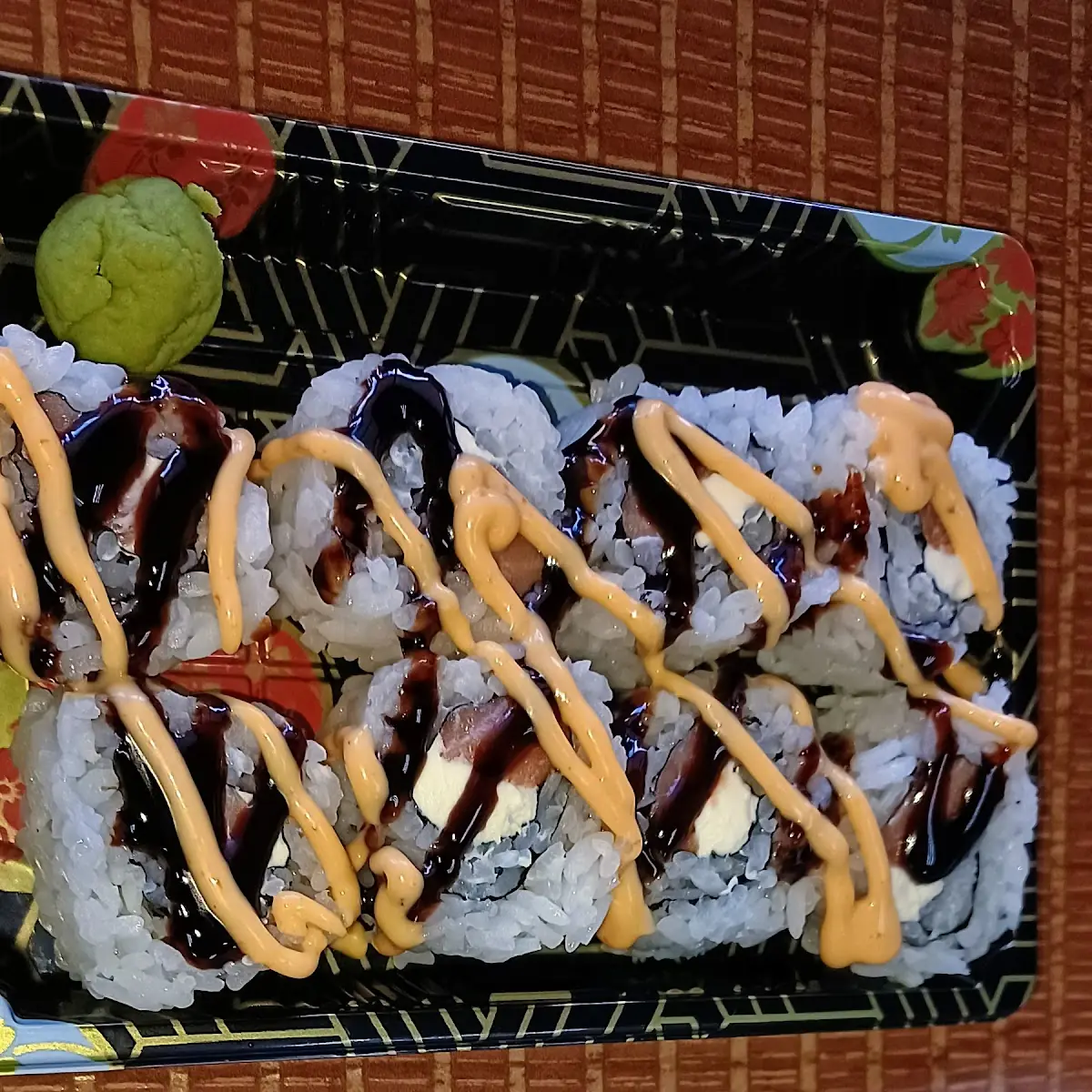 Philadelphia Roll and Steamed Dumplings