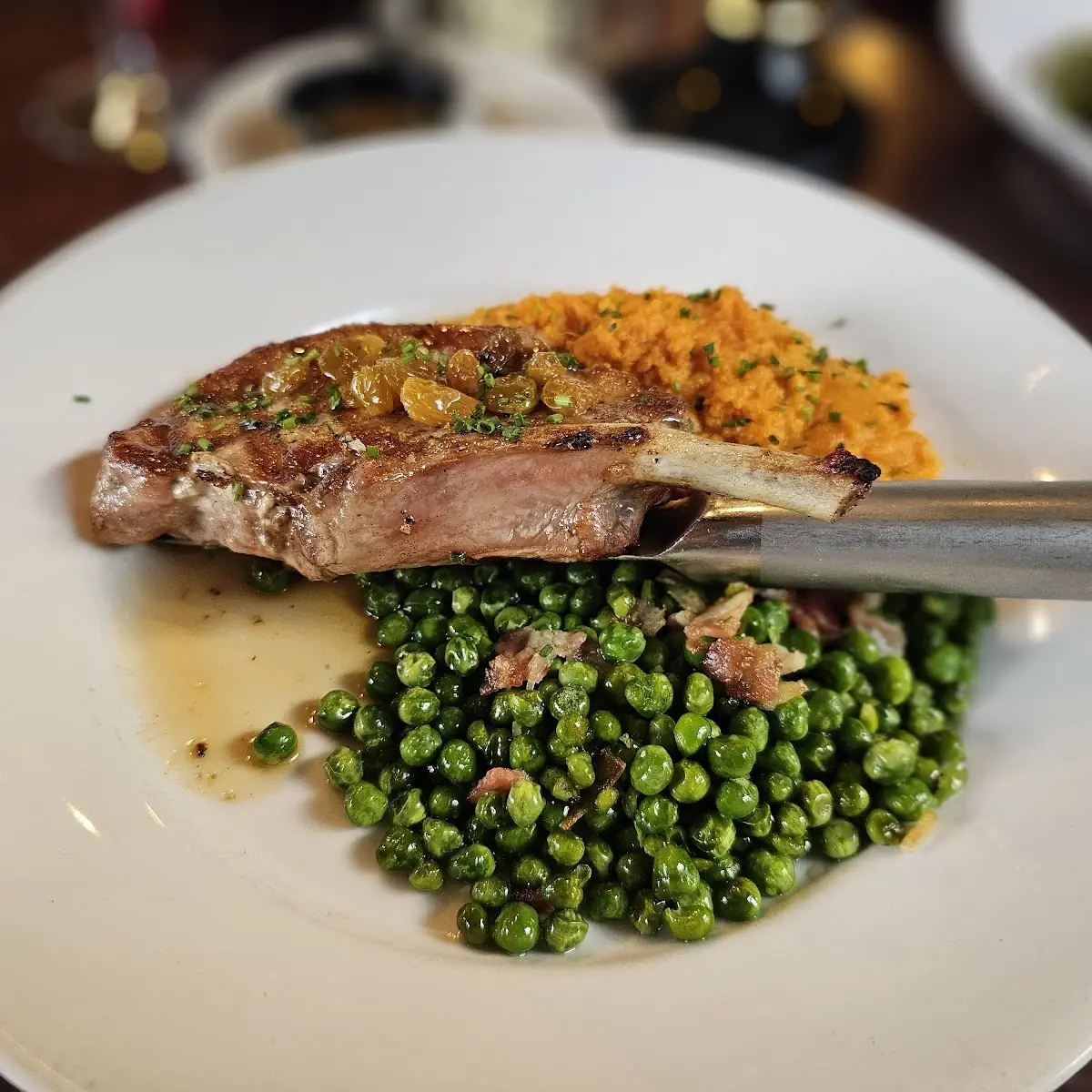 Grilled Bone in Pork Chop